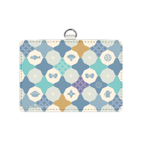 "Nintama Rantarō" Second-Year Student Motif 2-Pocket Pass Case with Lanyard