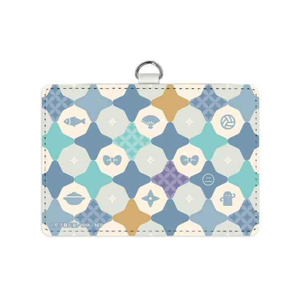 "Nintama Rantarō" Second-Year Student Motif 2-Pocket Pass Case with Lanyard