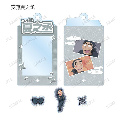 "Nintama Rantarō" Trading Card: Ninjutsu Academy Scene-Depicting Frame Acrylic Charm with Parts, Ver. A (Unit/Box)