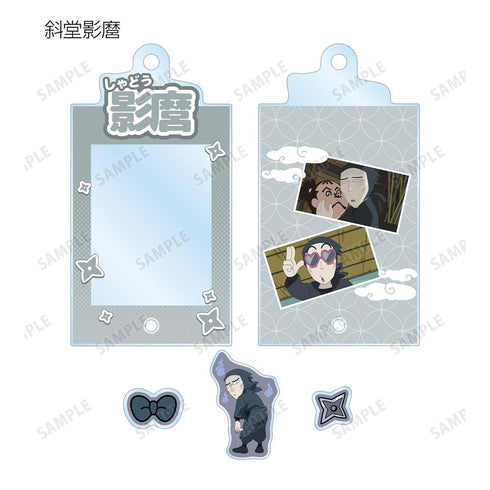 "Nintama Rantarō" Trading Card: Ninjutsu Academy Scene-Depicting Frame Acrylic Charm with Parts, Ver. A (Unit/Box)