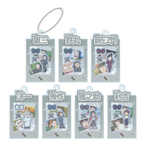 "Nintama Rantarō" Trading Card: Ninjutsu Academy Scene-Depiction Frame Acrylic Charm with Parts, Ver. B (Sold by the box)