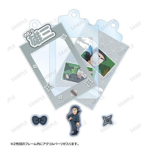 "Nintama Rantarō" Trading Card: Ninjutsu Academy Scene-Depiction Frame Acrylic Charm with Parts, Ver. B (Sold by the box)