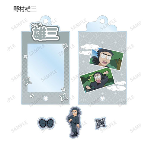 "Nintama Rantarō" Trading Card: Ninjutsu Academy Scene-Depiction Frame Acrylic Charm with Parts, Ver. B (Sold by the box)