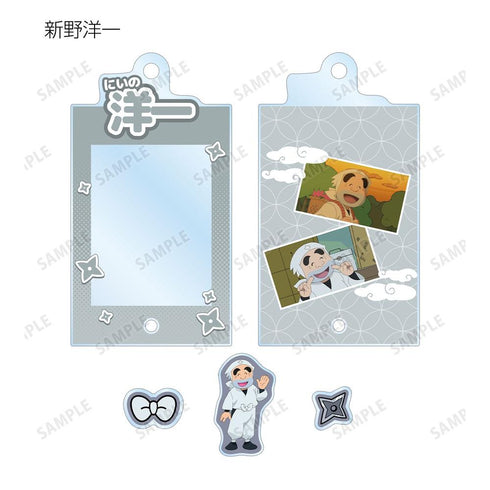 "Nintama Rantarō" Trading Card: Ninjutsu Academy Scene-Depiction Frame Acrylic Charm with Parts, Ver. B (Sold by the box)