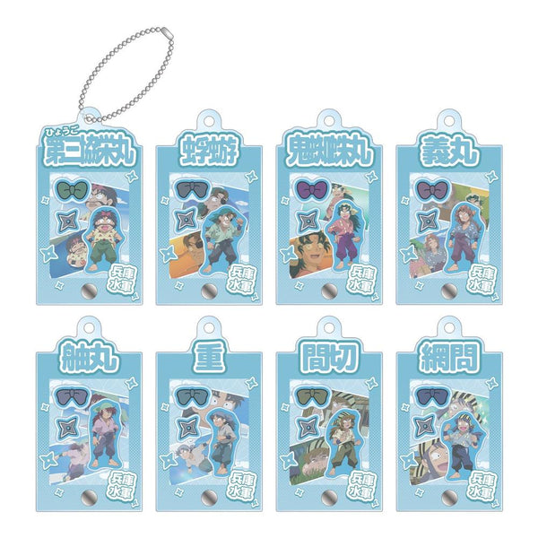 "Nintama Rantarō" Trading Card: Hyogo Naval Forces Scene-Depiction Frame Acrylic Charm (Sold by the box)