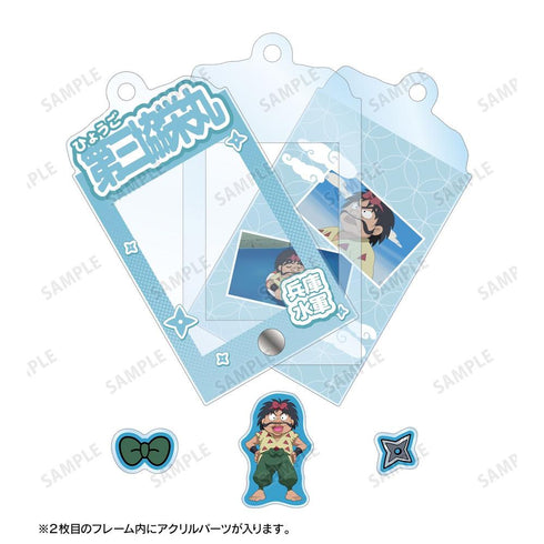 "Nintama Rantarō" Trading Card: Hyogo Naval Forces Scene-Depiction Frame Acrylic Charm (Sold by the box)