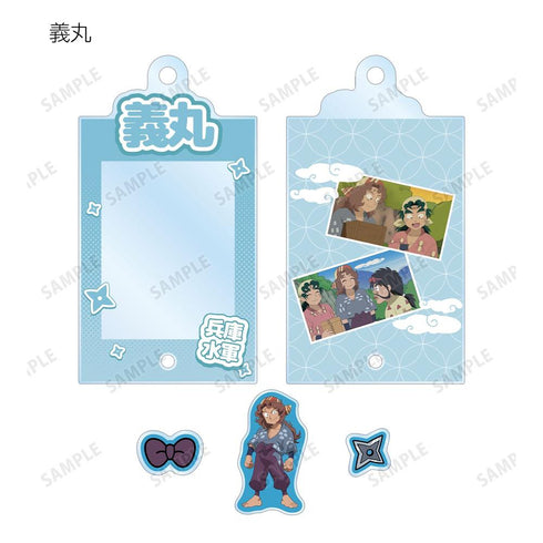 "Nintama Rantarō" Trading Card: Hyogo Naval Forces Scene-Depiction Frame Acrylic Charm (Sold by the box)
