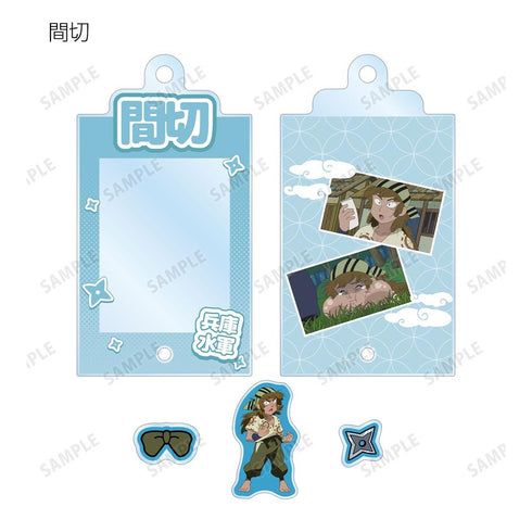 "Nintama Rantarō" Trading Card: Hyogo Naval Forces Scene-Depiction Frame Acrylic Charm (Sold by the box)