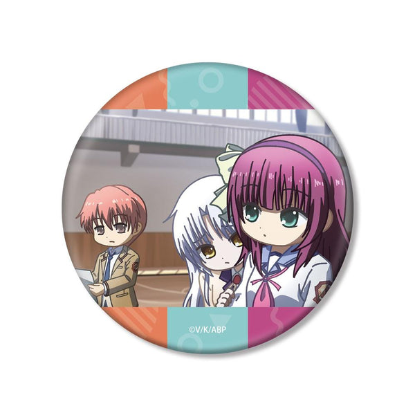 《Angel Beats!》仲村由里&立華奏&音無結弦 輕鬆漫畫風 BIG 徽章