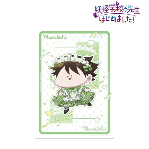 『妖怪学校の先生はじめました!』描き下ろし 狸塚豆吉 メイド衣装ver. A3マット加工ポスター