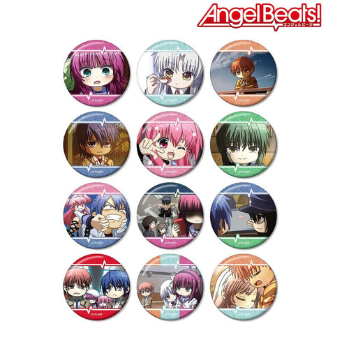 《Angel Beats!》收藏系列 輕鬆漫畫 亮片徽章(單位/盒)