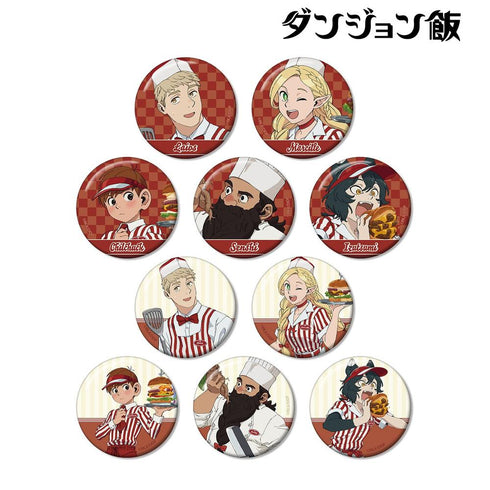 《地牢饭》全新绘制 美式餐厅版 收藏罐徽章(单位/盒)