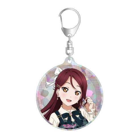 『ラブライブ!サンシャイン!!』描き下ろし 桜内梨子 チェックワンピース衣装ver. ホログラムアクリルキーホルダー