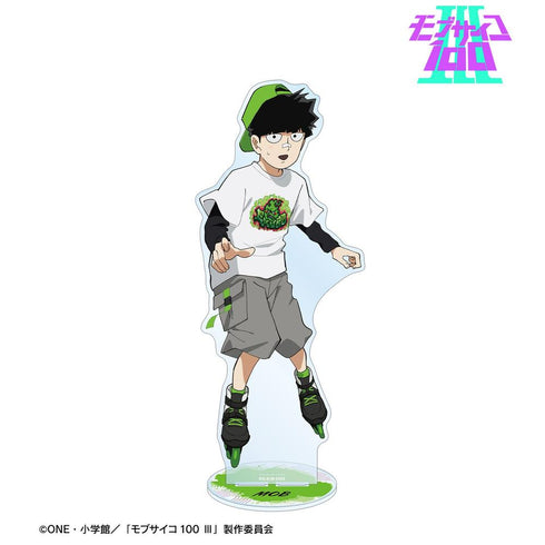 《Mob Psycho 100 III》全新繪製 影山茂夫 街頭運動版 特大亞克力立牌