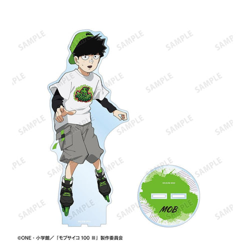 《Mob Psycho 100 III》全新繪製 影山茂夫 街頭運動版 特大亞克力立牌