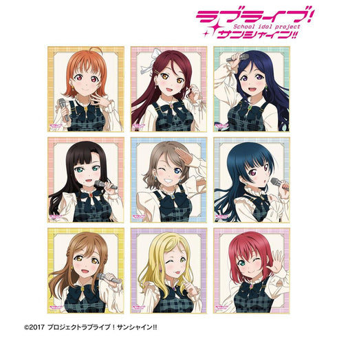 『ラブライブ!サンシャイン!!』描き下ろし チェックワンピース衣装ver. トレーディングミニ色紙(単位/BOX)