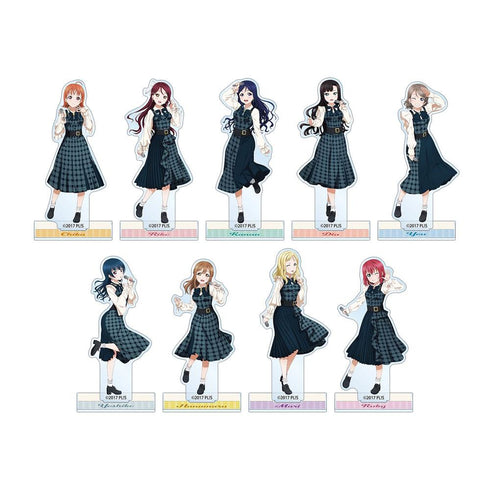 『ラブライブ!サンシャイン!!』描き下ろし チェックワンピース衣装ver. トレーディングアクリルスタンド(単位/BOX)