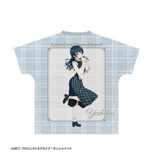 『ラブライブ!サンシャイン!!』描き下ろし 津島善子 チェックワンピース衣装ver. フルグラフィックTシャツユニセックス