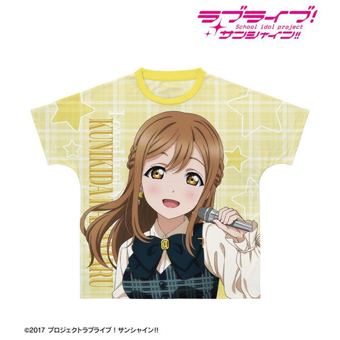 『ラブライブ!サンシャイン!!』描き下ろし 国木田花丸 チェックワンピース衣装ver. フルグラフィックTシャツユニセックス