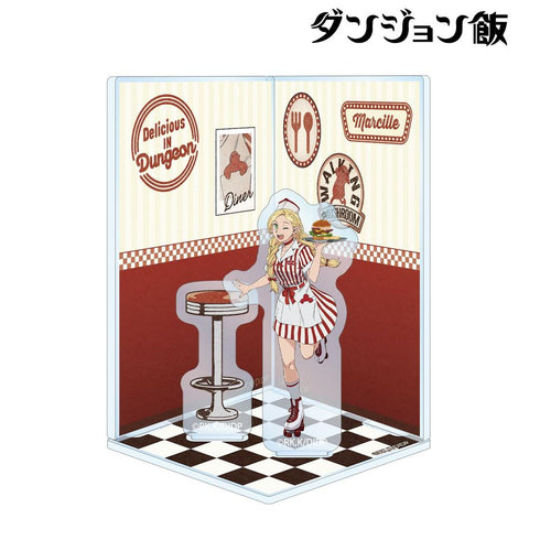 《地牢饭》全新绘制 玛尔希尔 美式餐厅版 微缩景观风格亚克力立牌