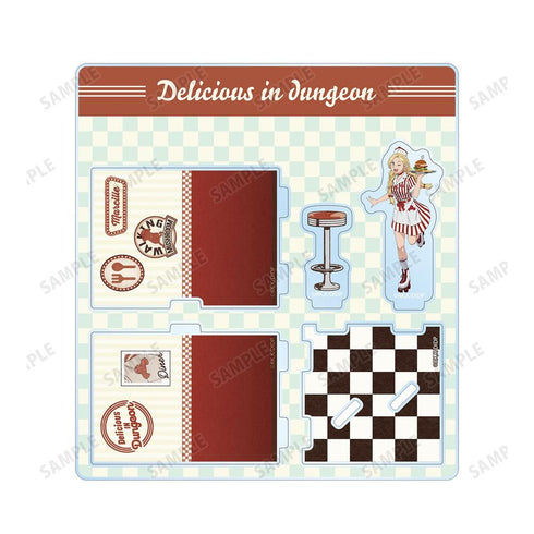 《地牢饭》全新绘制 玛尔希尔 美式餐厅版 微缩景观风格亚克力立牌