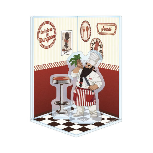 "Dungeon Meal" Original Illustration: Senshi (American Diner Ver.) Diorama-Style Acrylic Stand