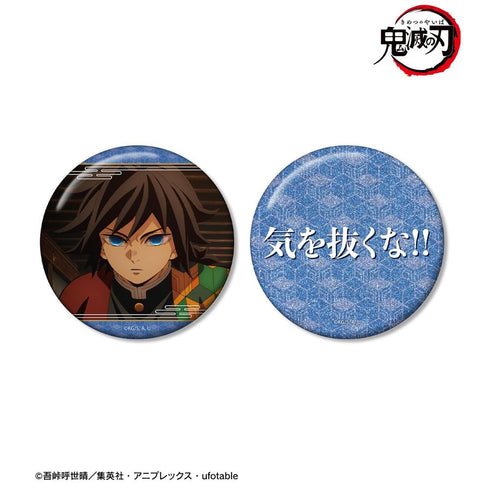 "Demon Slayer: Kimetsu no Yaiba" Giyu Tomioka 75mm Fan-Favorite Pin Set