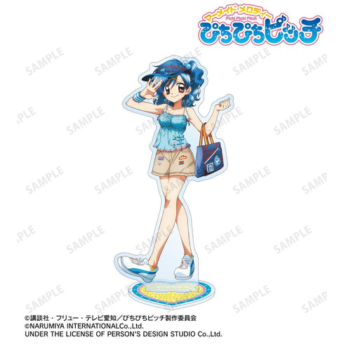 『ぴちぴちピッチ』ANGEL BLUEコラボ 描き下ろし 宝生 波音 特大アクリルスタンド ver.A