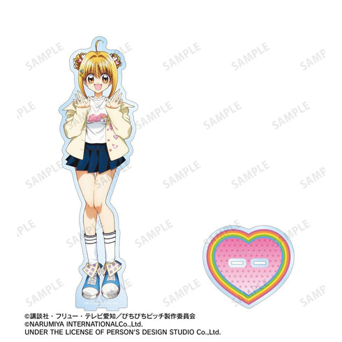 『ぴちぴちピッチ』ANGEL BLUEコラボ 描き下ろし 七海 るちあ 特大アクリルスタンド ver.B