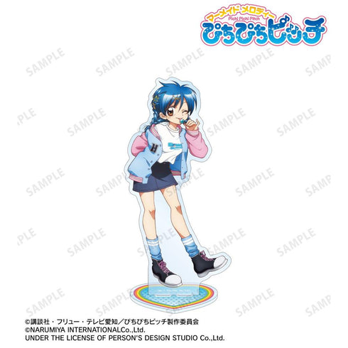 『ぴちぴちピッチ』ANGEL BLUEコラボ 描き下ろし 宝生 波音 特大アクリルスタンド ver.B