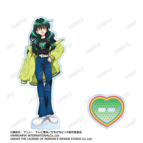 "Pichi Pichi Pitch" x ANGEL BLUE Collaboration: Original Illustration - Rina Tōin Oversized Acrylic Stand Ver. B