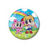 "Pichi Pichi Pitch" x ANGEL BLUE Collaboration: Ruchia Nanami & Nakamura-kun 75mm Hologram Pin Badge