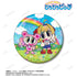 "Pichi Pichi Pitch" x ANGEL BLUE Collaboration: Ruchia Nanami & Nakamura-kun 75mm Hologram Pin Badge