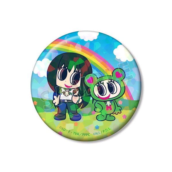 『ぴちぴちピッチ』ANGEL BLUEコラボ 洞院 リナ&ナカムラくん 75mmホログラム缶バッジ