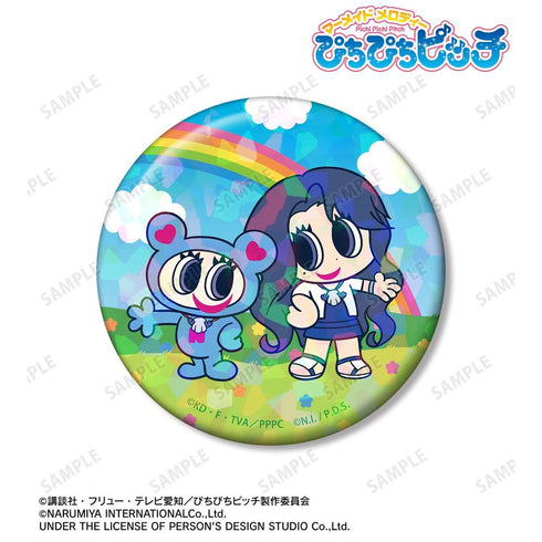 "Pichi Pichi Pitch" x ANGEL BLUE Collaboration: Noelle & Nakamura 75mm Hologram Pin