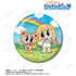 『ぴちぴちピッチ』ANGEL BLUEコラボ ココ&ナカムラくん 75mmホログラム缶バッジ