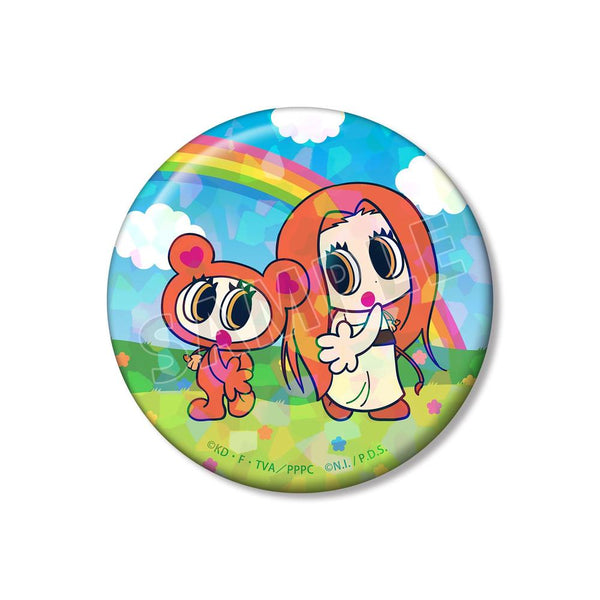『ぴちぴちピッチ』ANGEL BLUEコラボ 沙羅&ナカムラくん 75mmホログラム缶バッジ