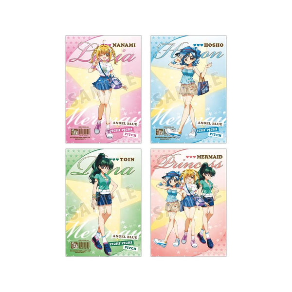 『ぴちぴちピッチ』ANGEL BLUEコラボ 描き下ろし ブロマイド4枚セット ver.A