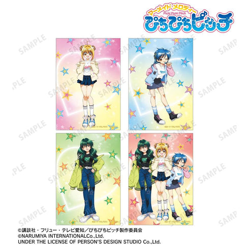 『ぴちぴちピッチ』ANGEL BLUEコラボ 描き下ろし ブロマイド4枚セット ver.B