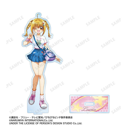 "Pichi Pichi Pitch" x ANGEL BLUE Collaboration: Original Illustration - Ruchia Nanami BIG Acrylic Stand Ver. A