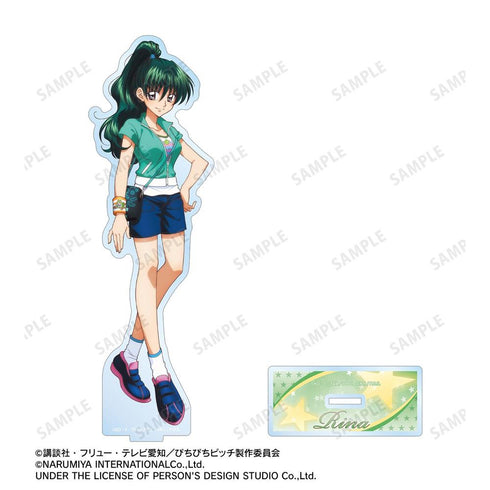 "Pichi Pichi Pitch" x ANGEL BLUE Collaboration: Original Illustration - Rina Tōin BIG Acrylic Stand Ver. A