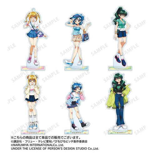 『ぴちぴちピッチ』ANGEL BLUEコラボ 描き下ろし 宝生 波音 BIGアクリルスタンド ver.B
