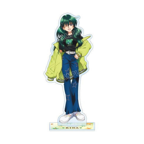 『ぴちぴちピッチ』ANGEL BLUEコラボ 描き下ろし 洞院 リナ BIGアクリルスタンド ver.B