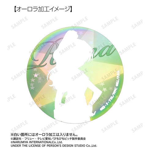 《Pichi Pichi Pitch》× ANGEL BLUE 联名 全新绘制 洞院莉娜 75mm极光徽章 ver.A
