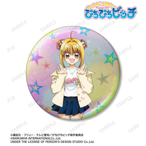 《Pichi Pichi Pitch》× ANGEL BLUE 联名 全新绘制 七海 露夏 75mm极光徽章 ver.B