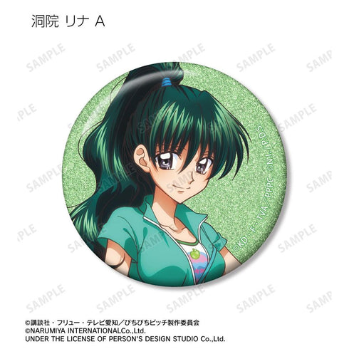 "Pichi Pichi Pitch" x ANGEL BLUE Collaboration: Original Illustration Trading Glitter Pin Badges (Sold by the box)