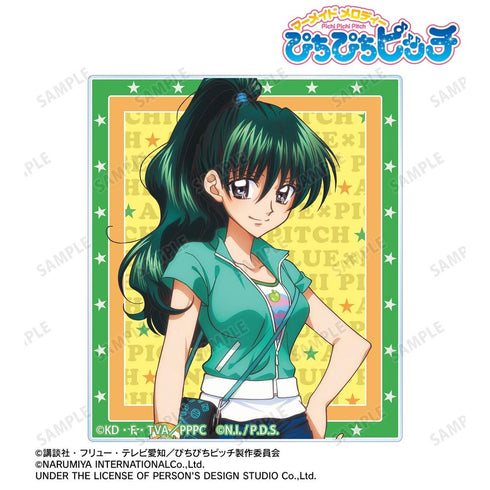 『ぴちぴちピッチ』ANGEL BLUEコラボ 描き下ろし 洞院 リナ アクリルカード ver.A