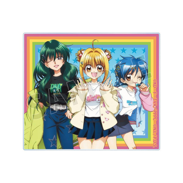 『ぴちぴちピッチ』ANGEL BLUEコラボ 描き下ろし 集合 アクリルカード ver.B