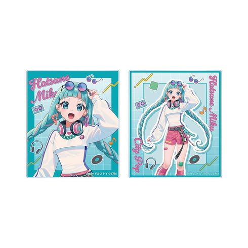 『初音ミク』描き下ろし 初音ミク シティポップver. Art by ドルストイ アクリルカード2枚セット
