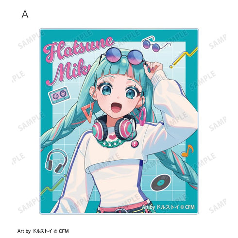 『初音ミク』描き下ろし 初音ミク シティポップver. Art by ドルストイ アクリルカード2枚セット